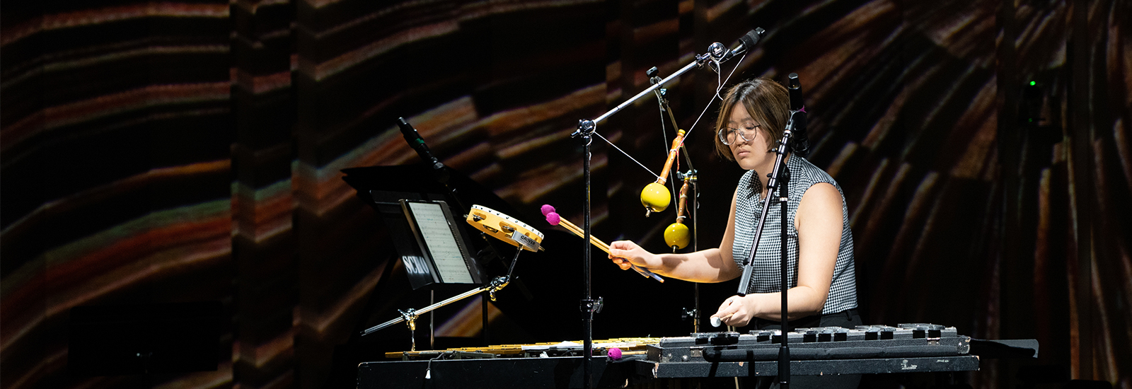 Yi-Mei Ciou, Frost School of Music percussion student pursuing a Doctor of Musical Arts